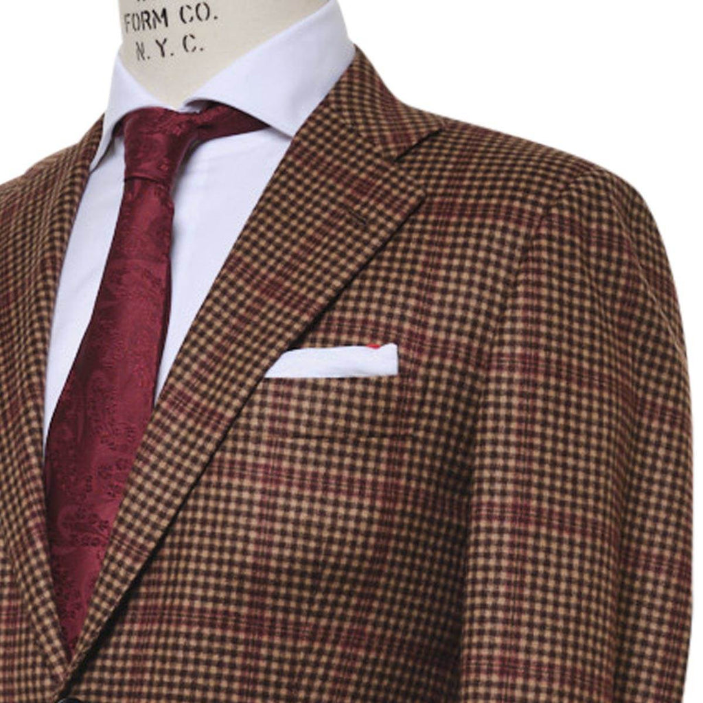 KITON Multicolor Cashmere Silk Vicuna Peru Blazer