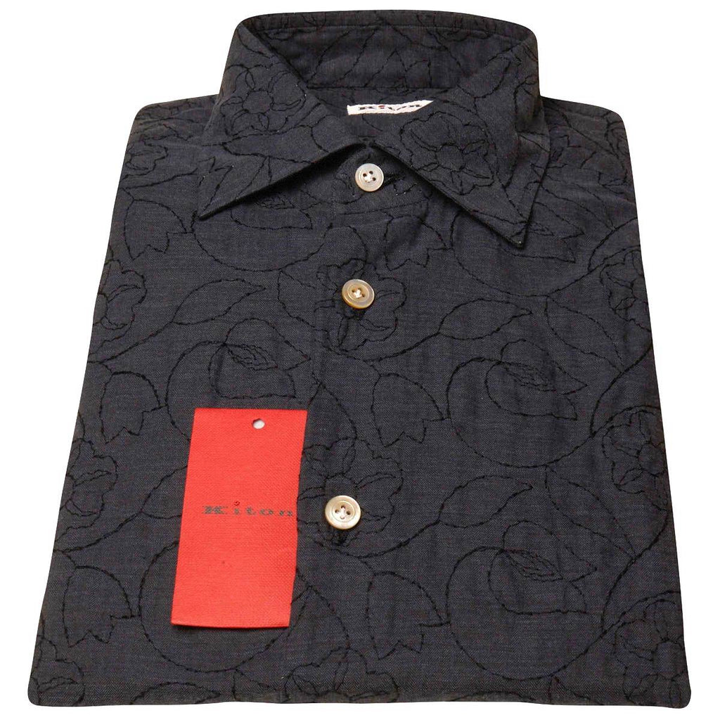 Kiton KITON Blue Cotton Shirt Blue 000