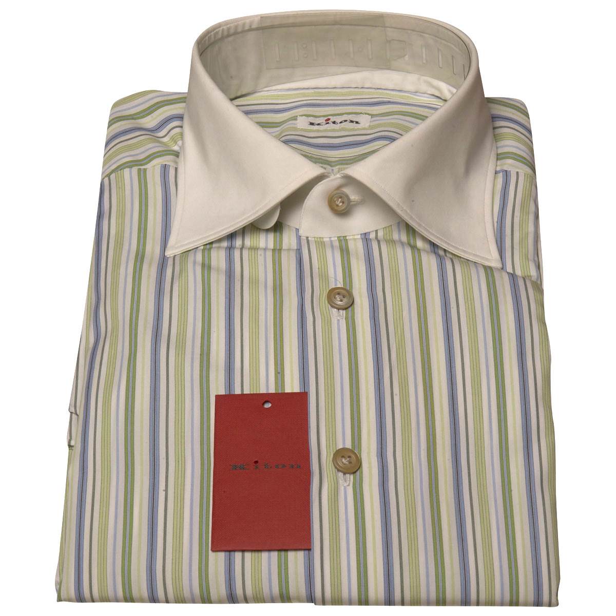 KITON Multicolor Cotton Shirt