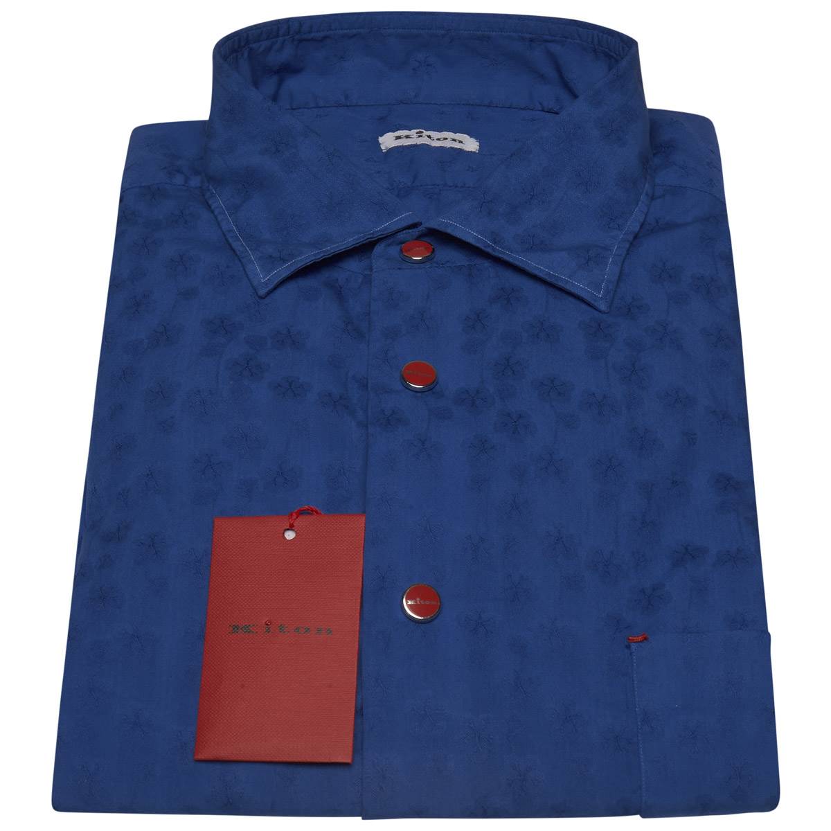 Kiton KITON Blue Cotton Shirt Blue 000