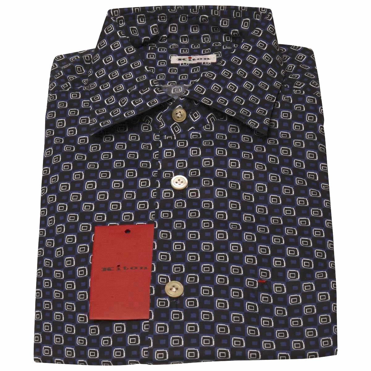 KITON Multicolor Cotton Shirt