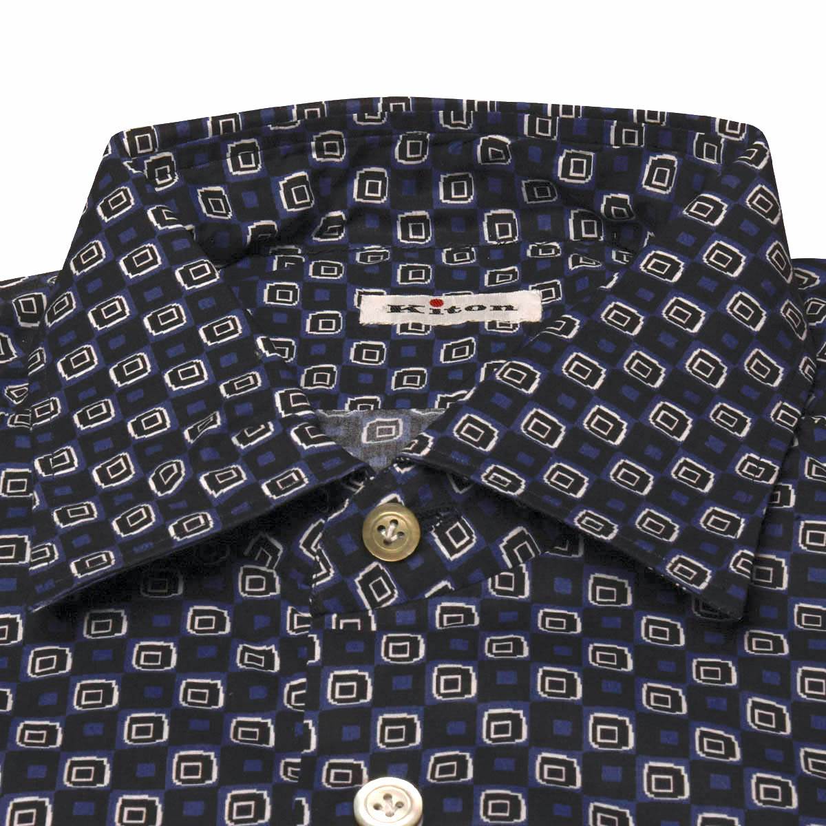 KITON Multicolor Cotton Shirt