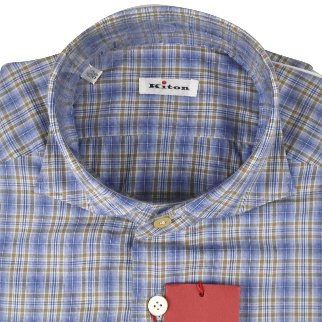 KITON Multicolor Cotton Shirt