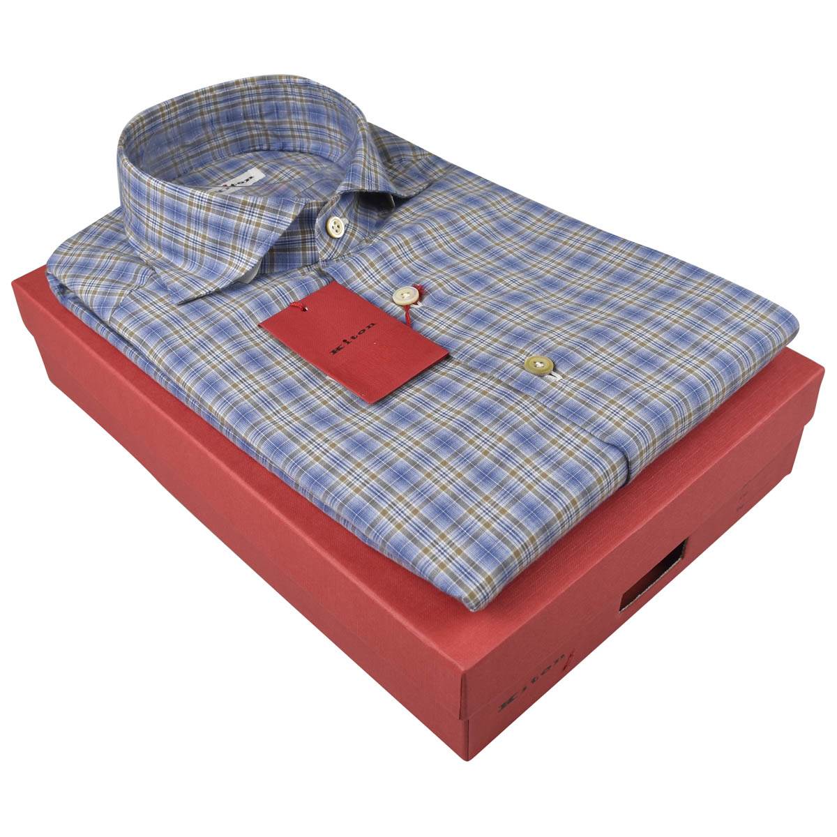 KITON Multicolor Cotton Shirt