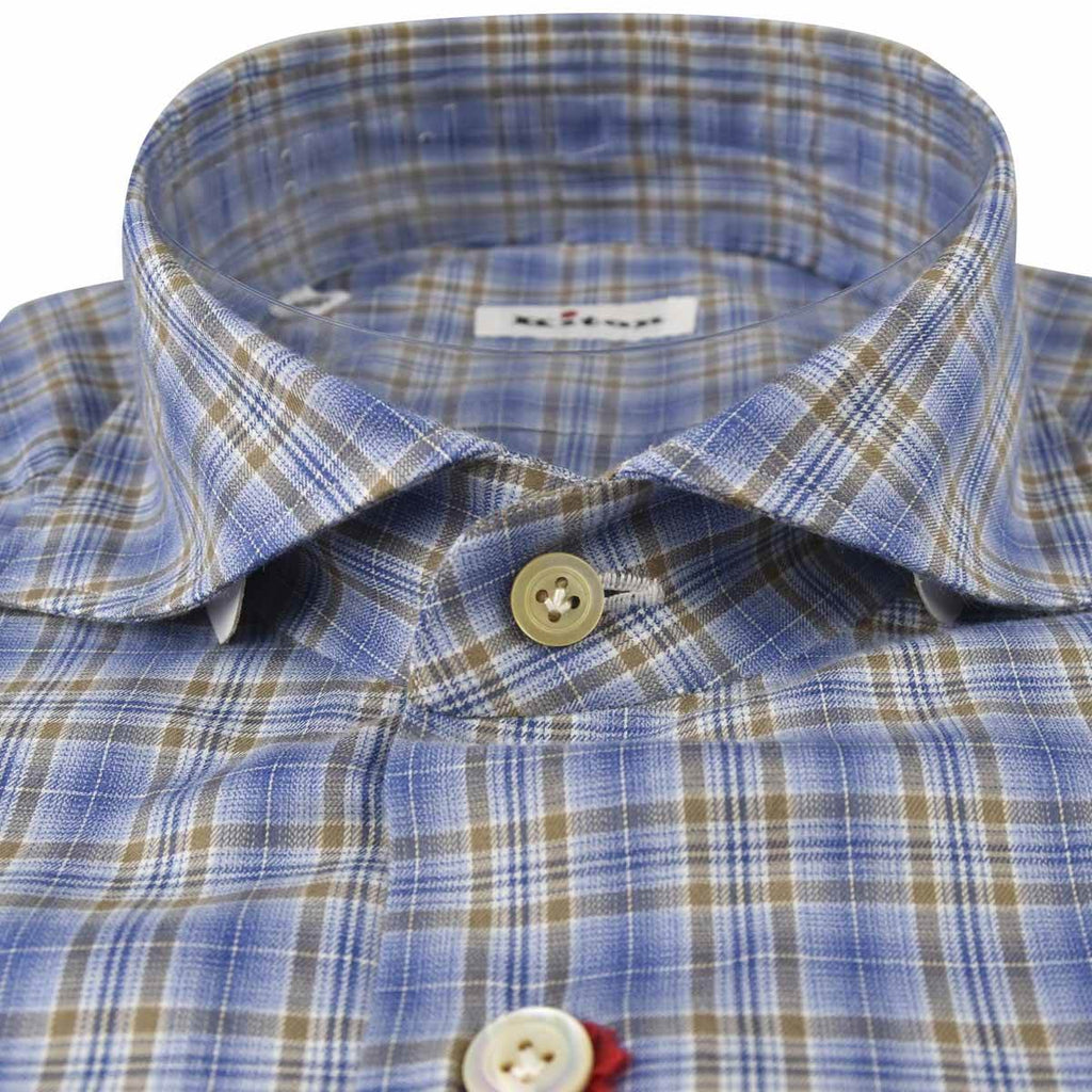 KITON Multicolor Cotton Shirt