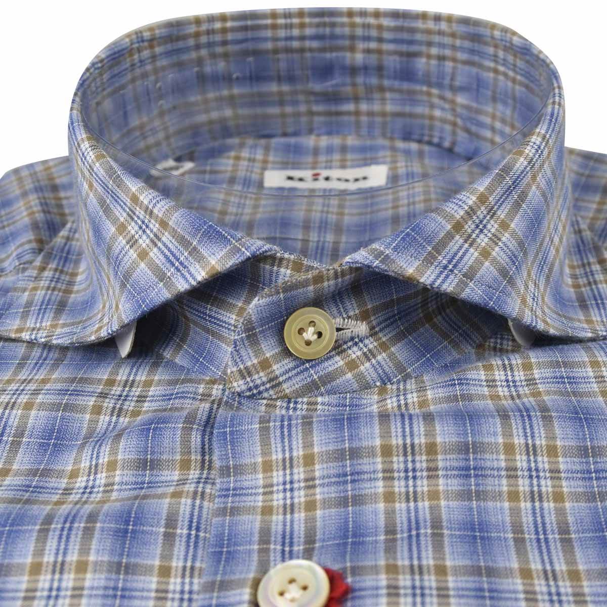KITON Multicolor Cotton Shirt