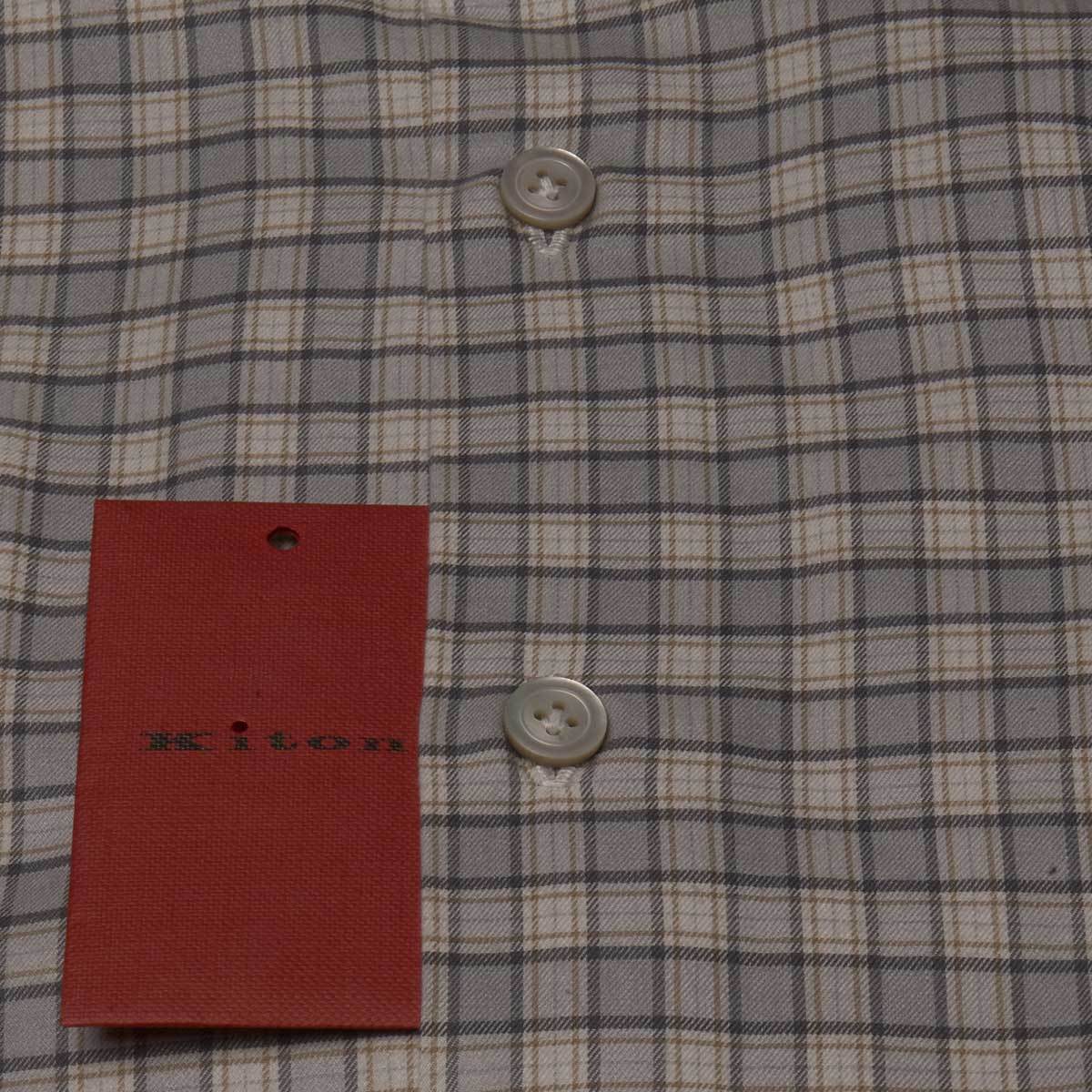 KITON Multicolor Cotton Shirt