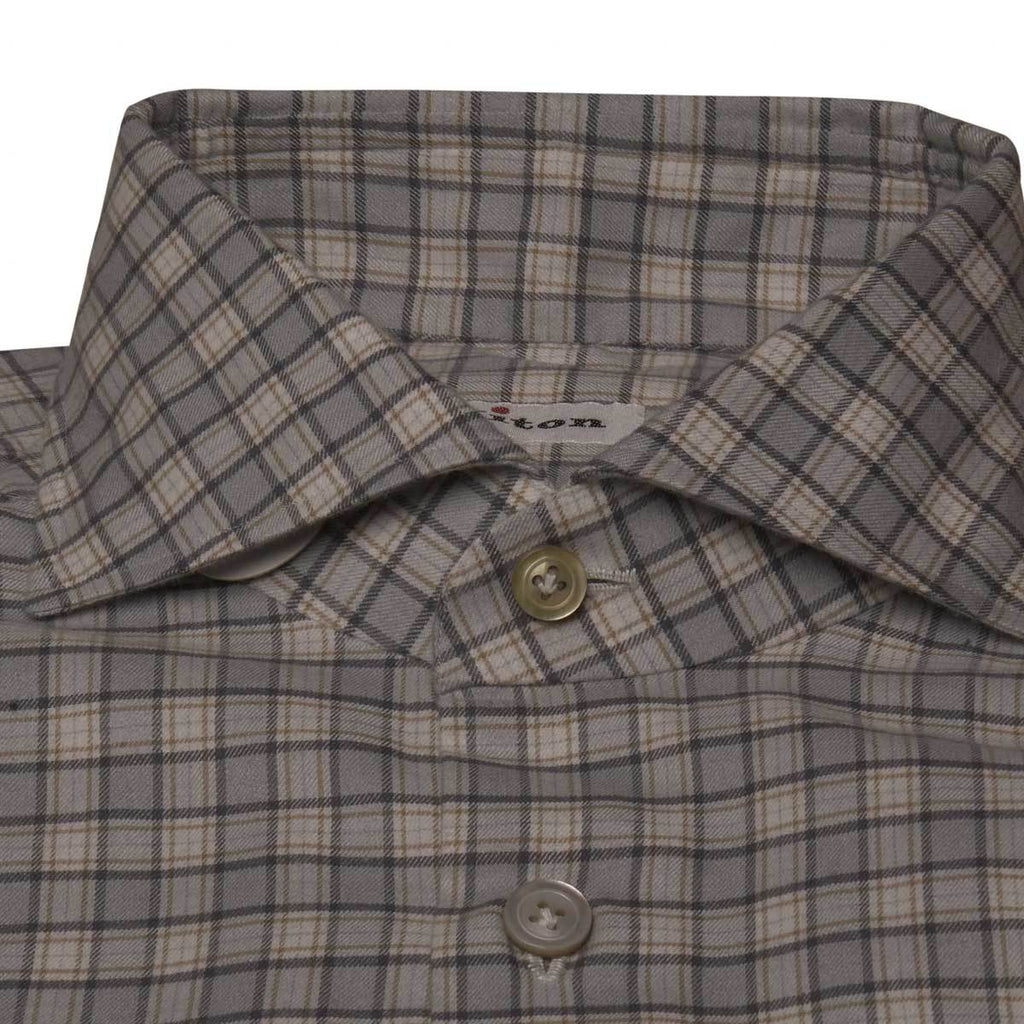 KITON Multicolor Cotton Shirt