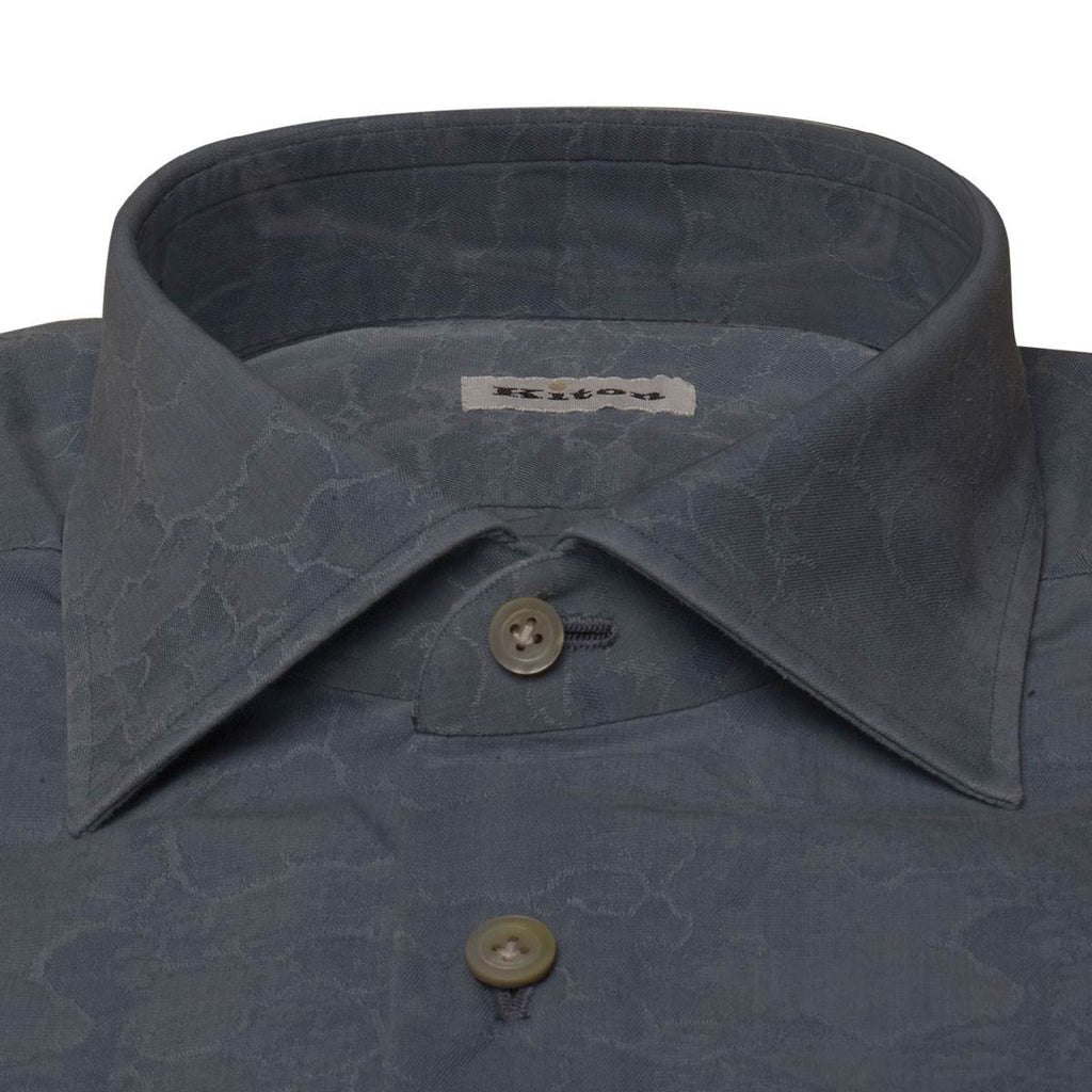 Kiton KITON Light Blue Cotton Shirt Light Blue 001