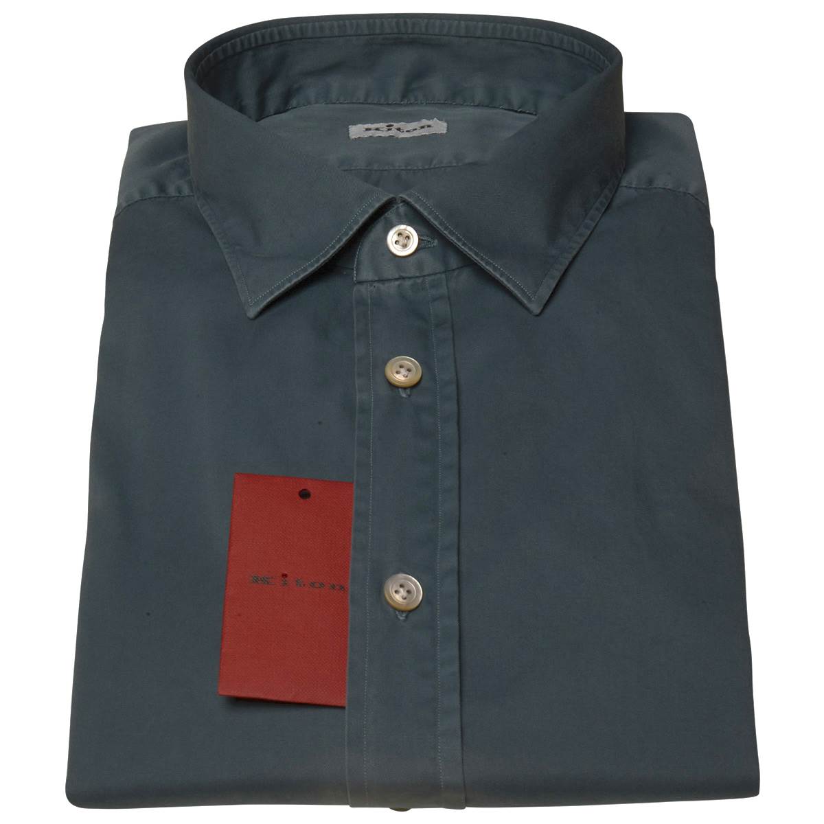 Kiton KITON Light Green Cotton Shirt Light Green 000