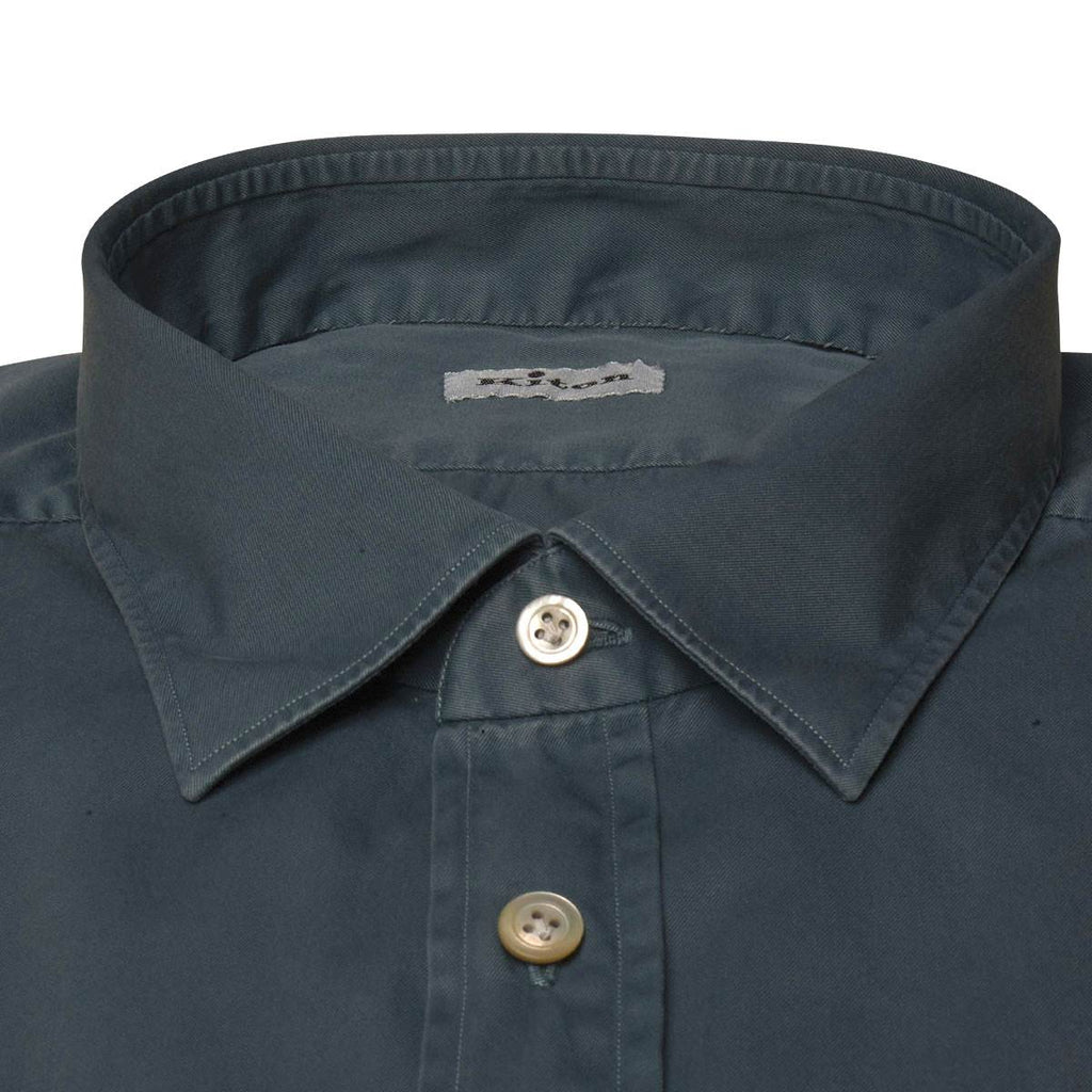 Kiton KITON Light Green Cotton Shirt Light Green 001
