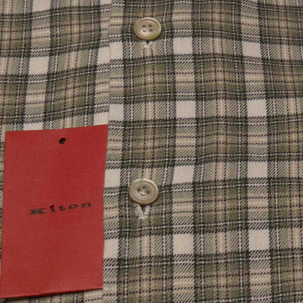 KITON Multicolor Cotton Shirt