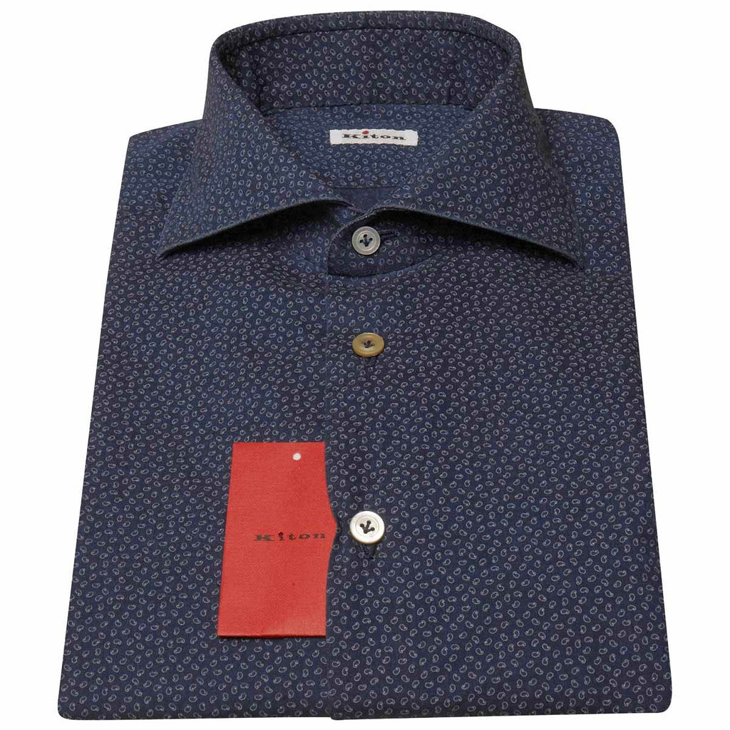 Kiton KITON Blue Cotton Shirt Multicolor 000