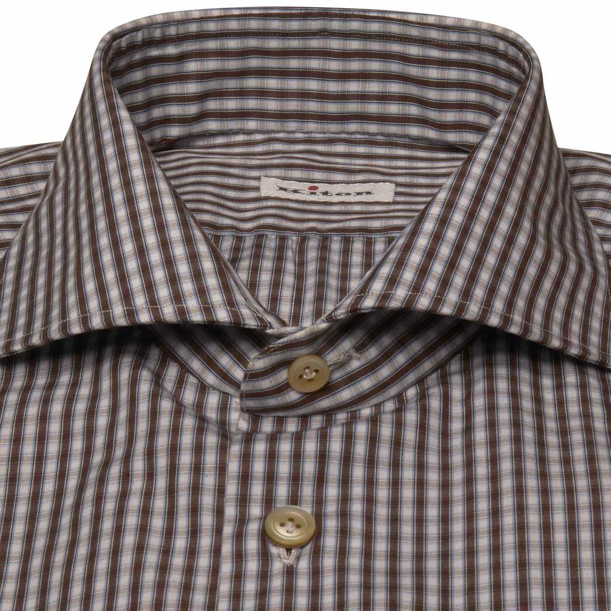 KITON Multicolor Cotton Shirt