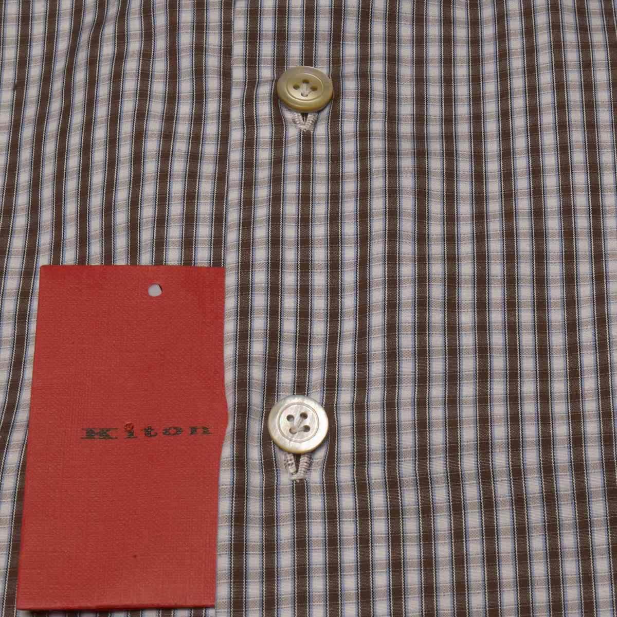 KITON Multicolor Cotton Shirt
