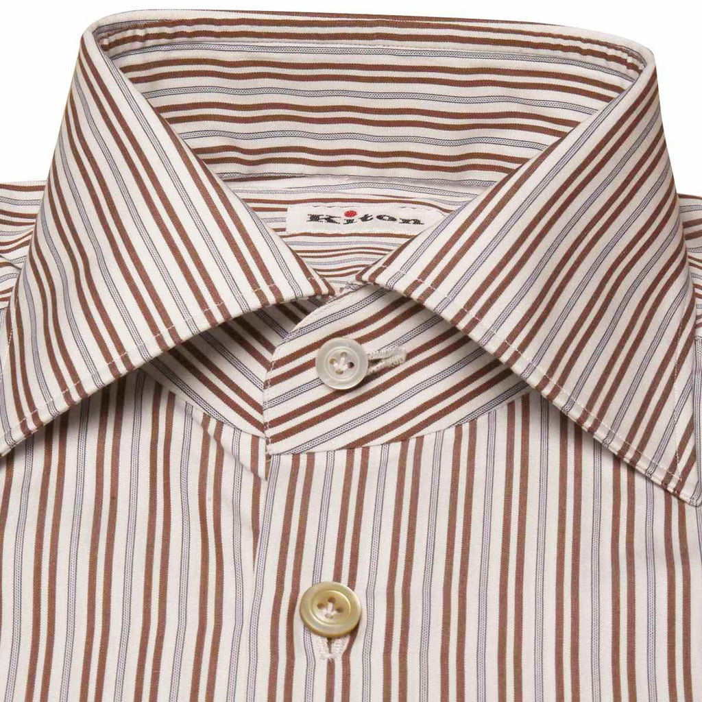 KITON Multicolor Cotton Shirt