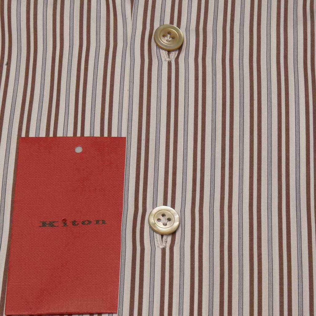 KITON Multicolor Cotton Shirt
