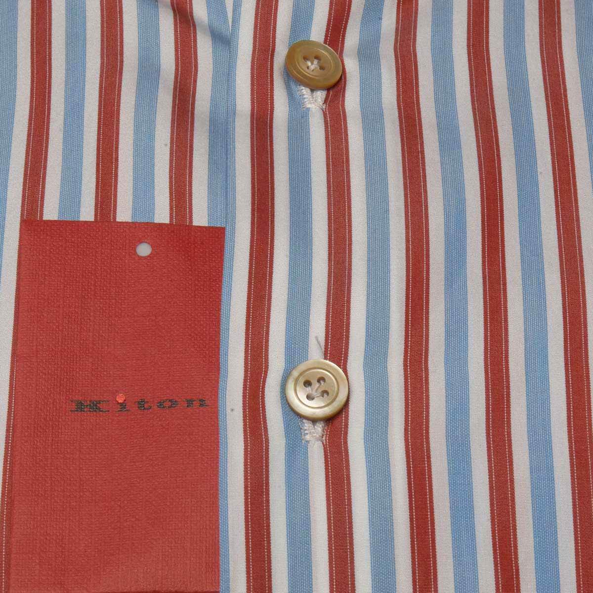 KITON Multicolor Cotton Shirt