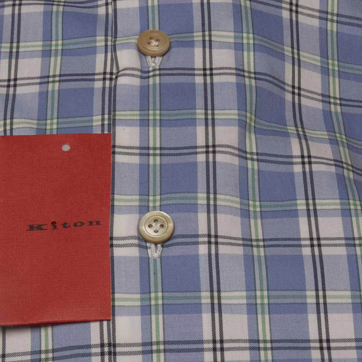 KITON Multicolor Cotton Shirt