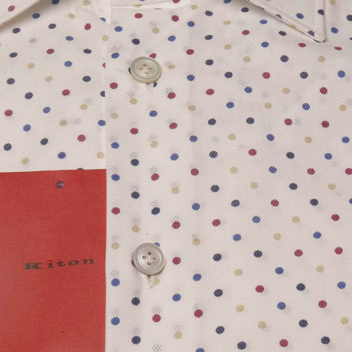 KITON Multicolor Cotton Shirt