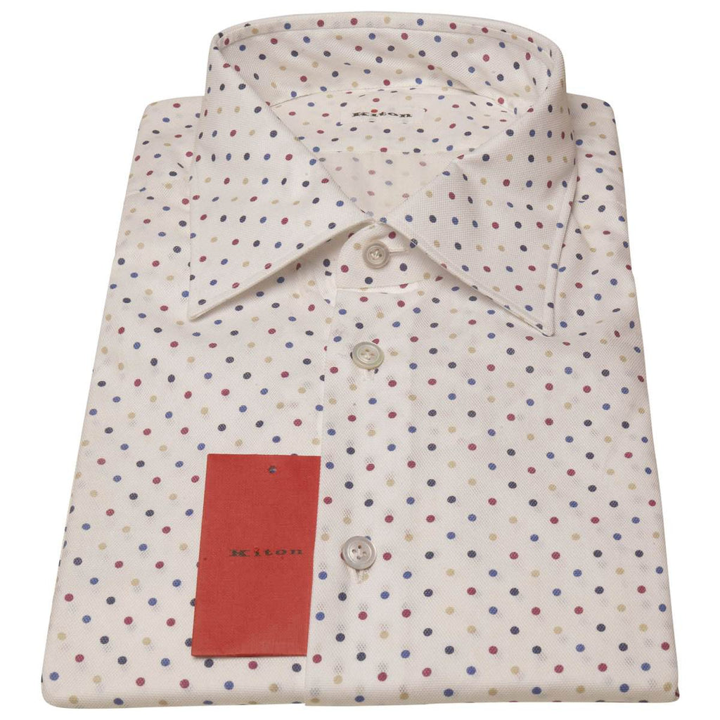 KITON Multicolor Cotton Shirt
