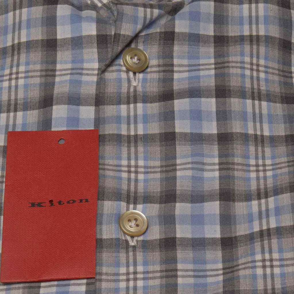 KITON Multicolor Cotton Shirt