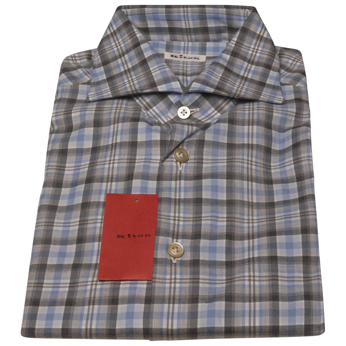 KITON Multicolor Cotton Shirt