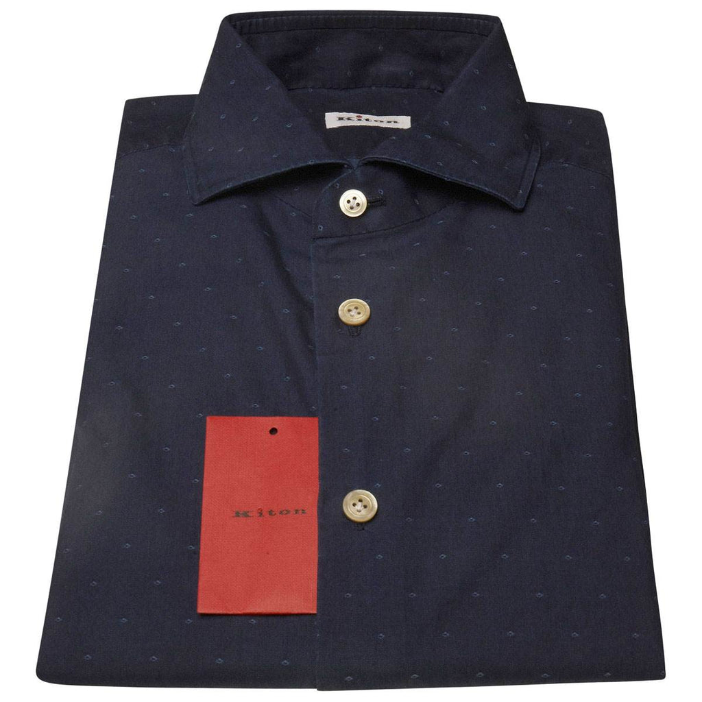 Kiton KITON Blue Cotton Shirt Blue 000