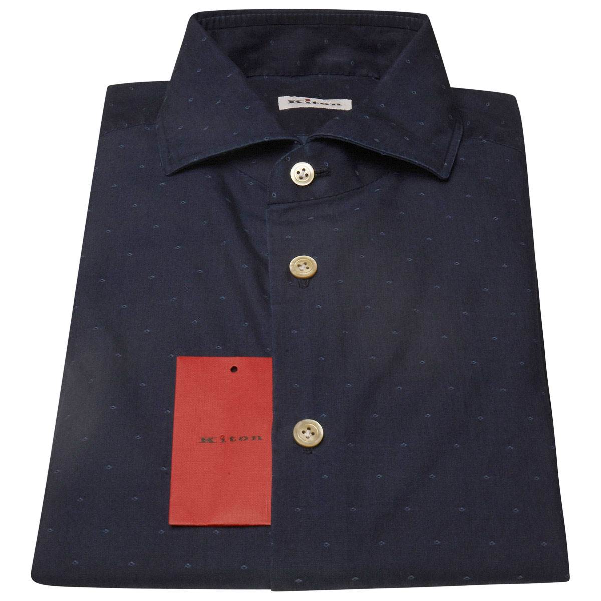 Kiton KITON Blue Cotton Shirt Blue 000