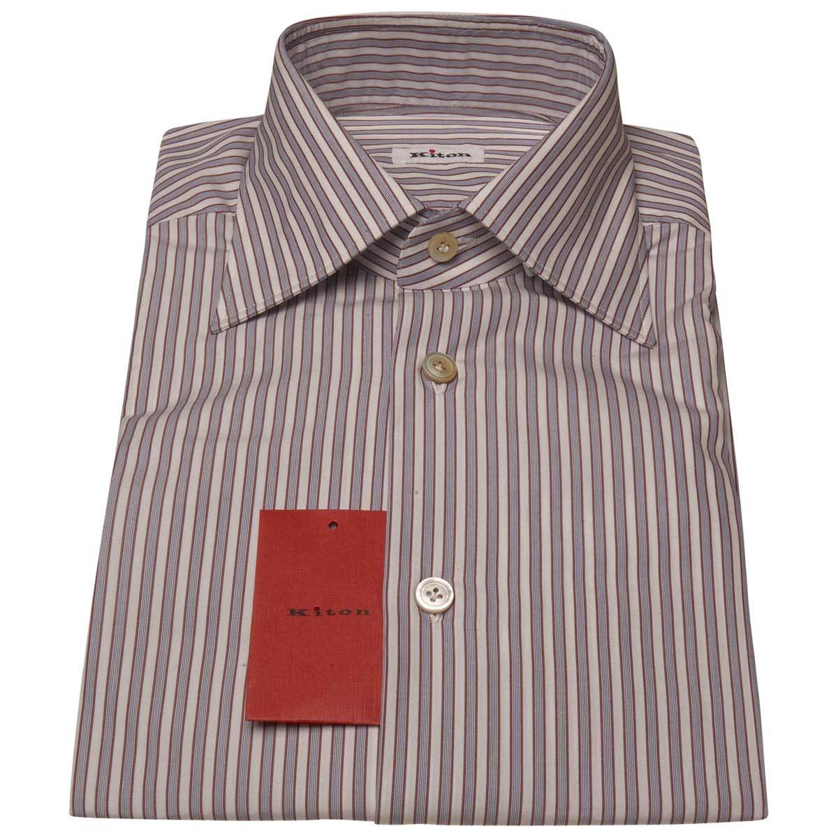 KITON Multicolor Cotton Shirt