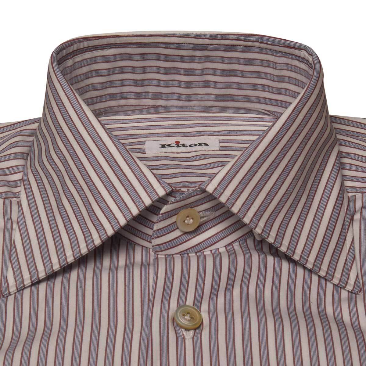 KITON Multicolor Cotton Shirt