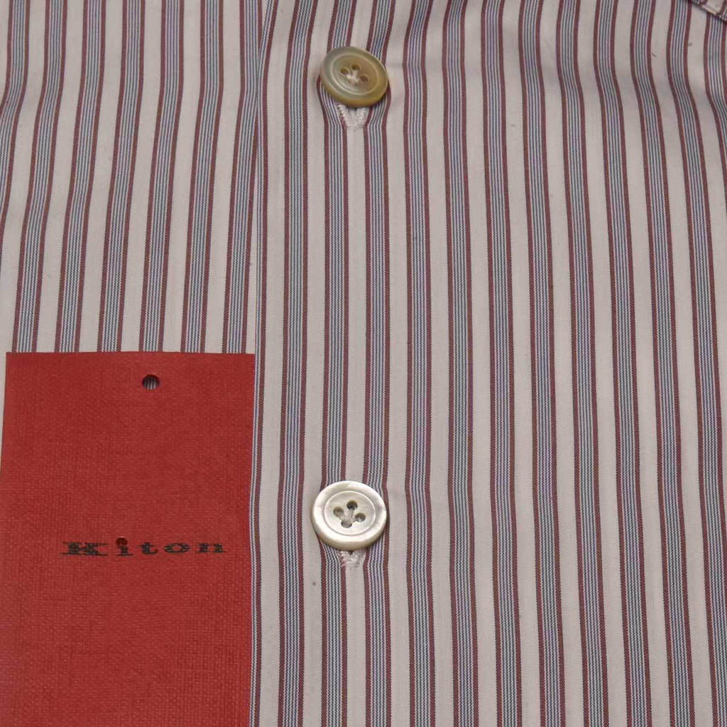 KITON Multicolor Cotton Shirt