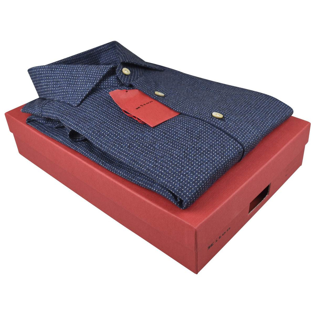 KITON White Cotton Shirt