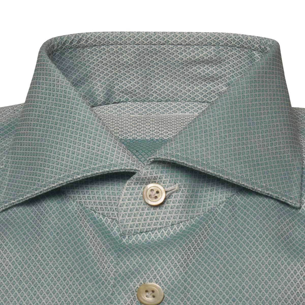 Kiton KITON Green Cotton Shirt Green 001
