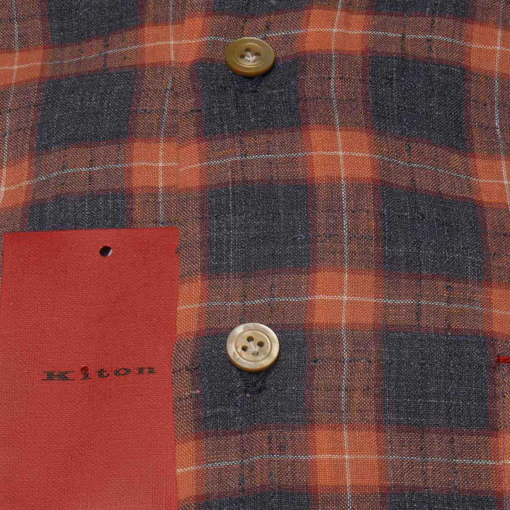 KITON Multicolor Linen Shirt