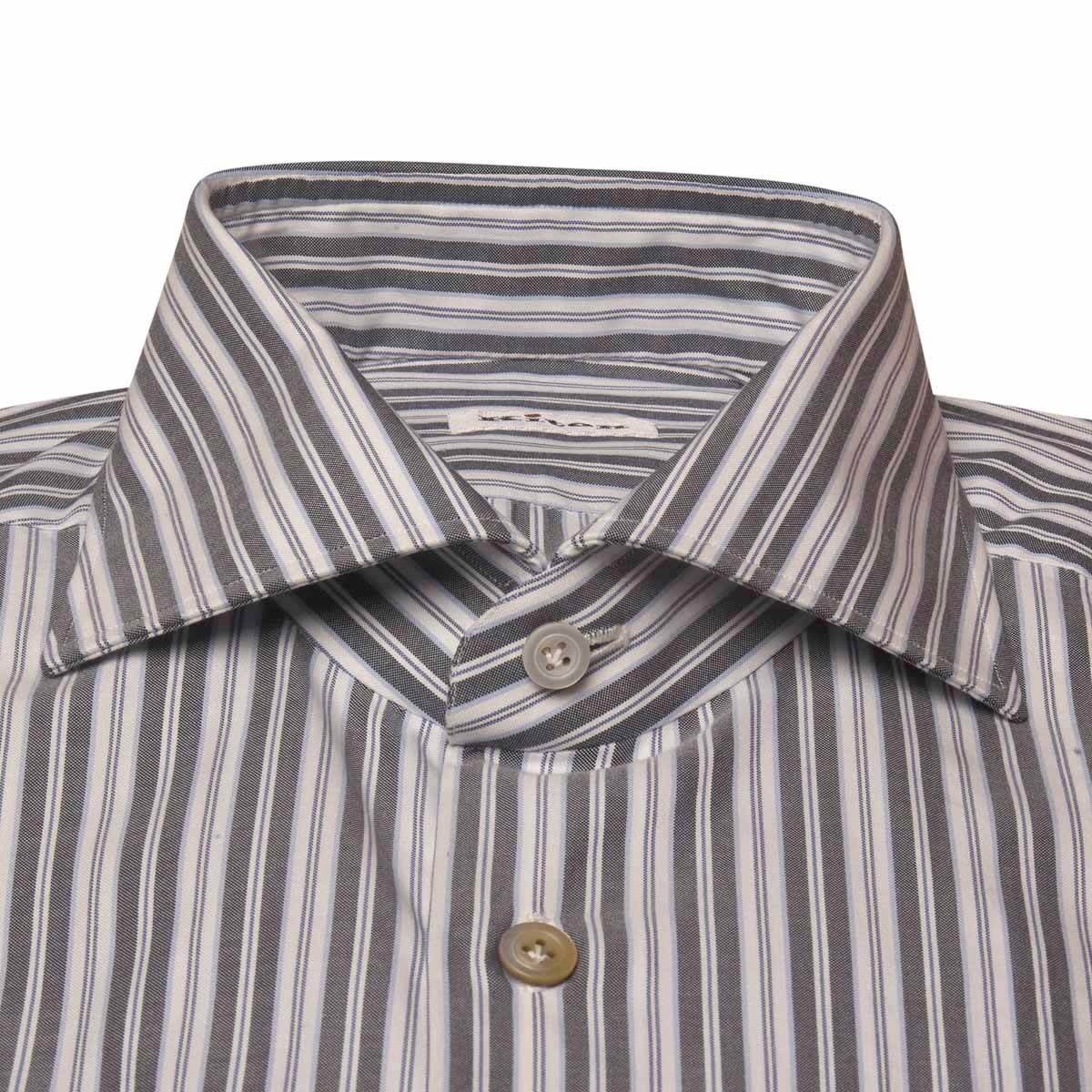 KITON Multicolor Cotton Shirt