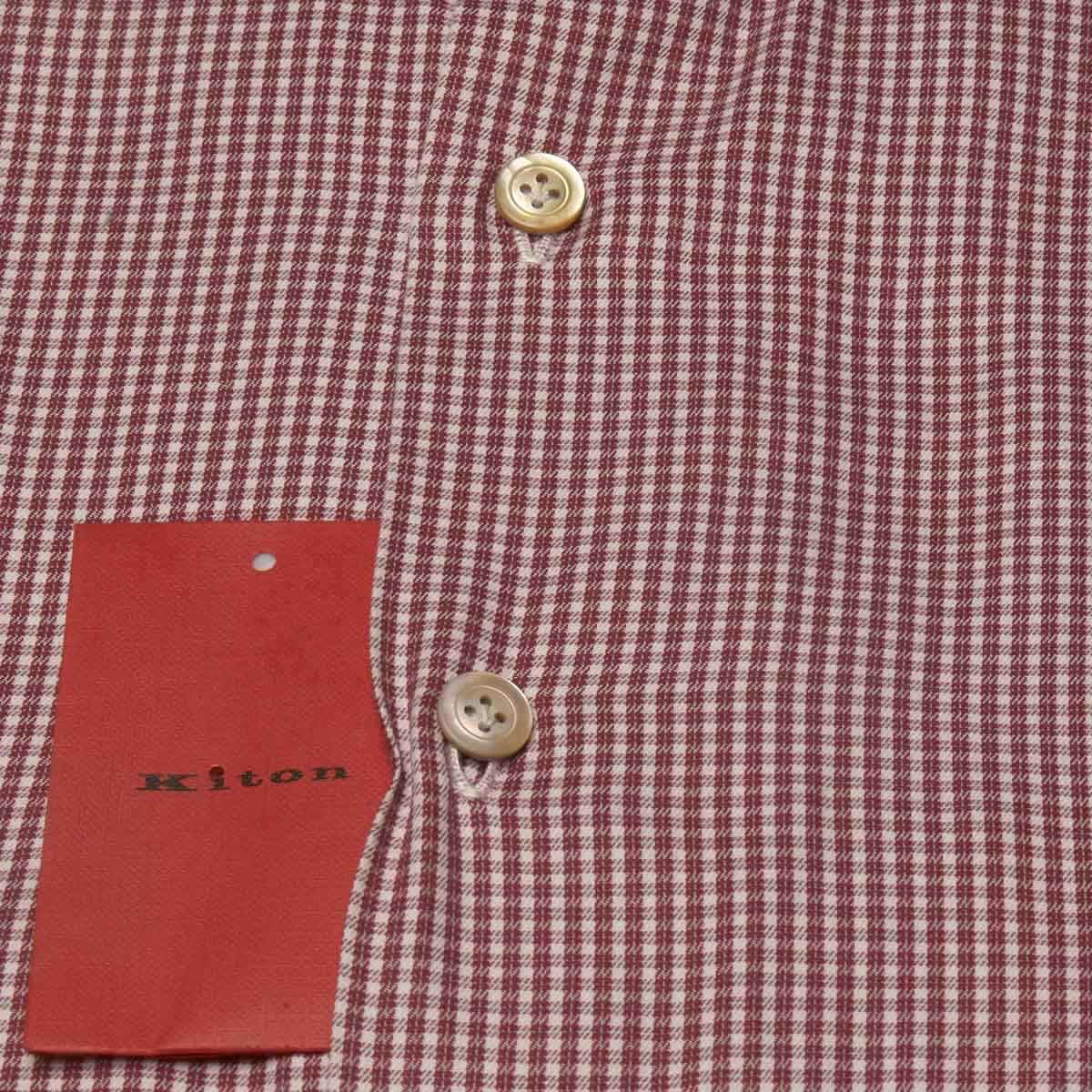 Kiton Multicolor Cotton Shirt