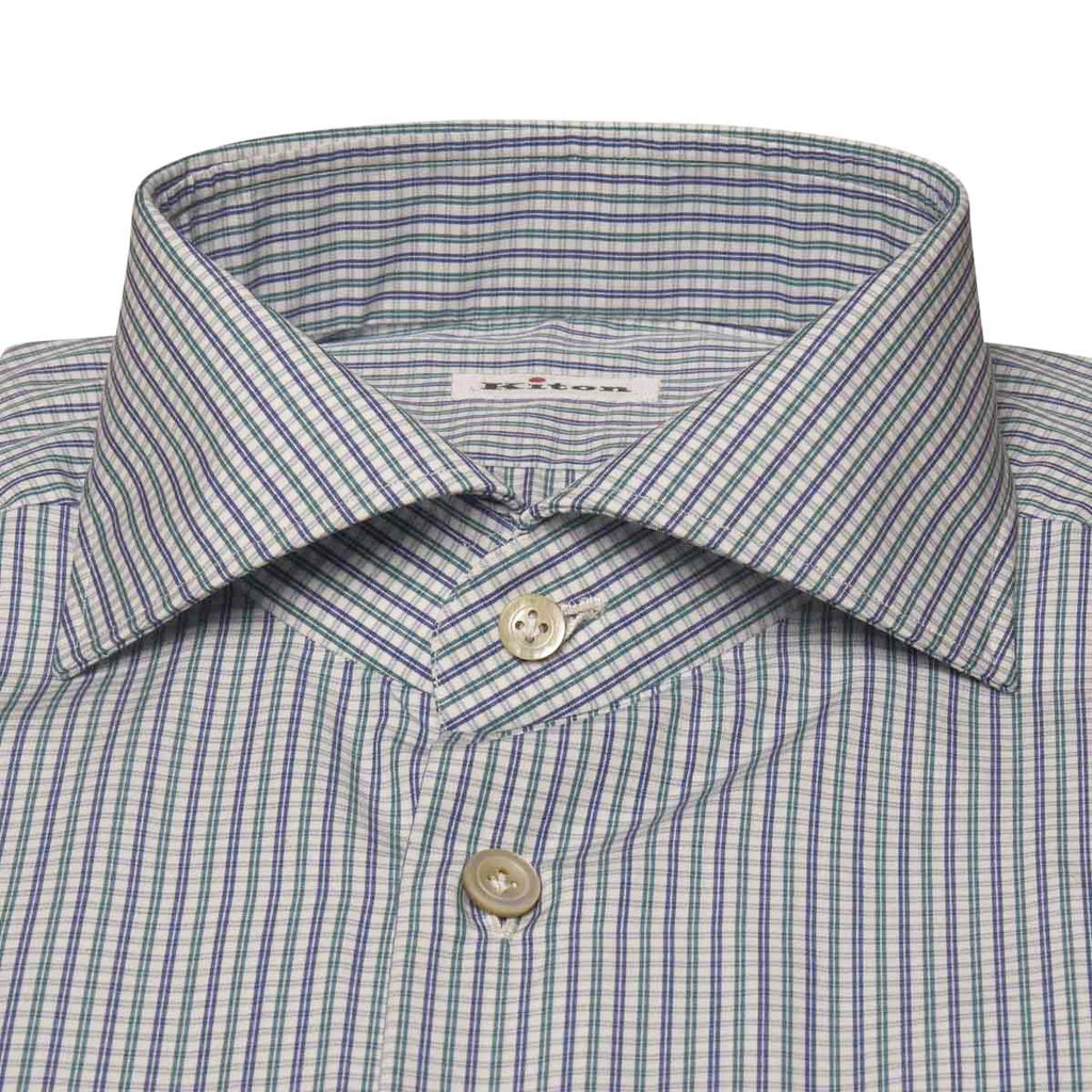 Kiton Kiton Multicolor Cotton Shirt Multicolor 001