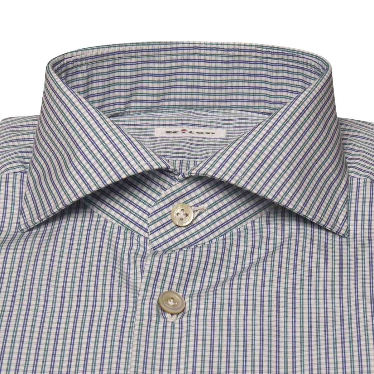 Kiton Kiton Multicolor Cotton Shirt Multicolor 001