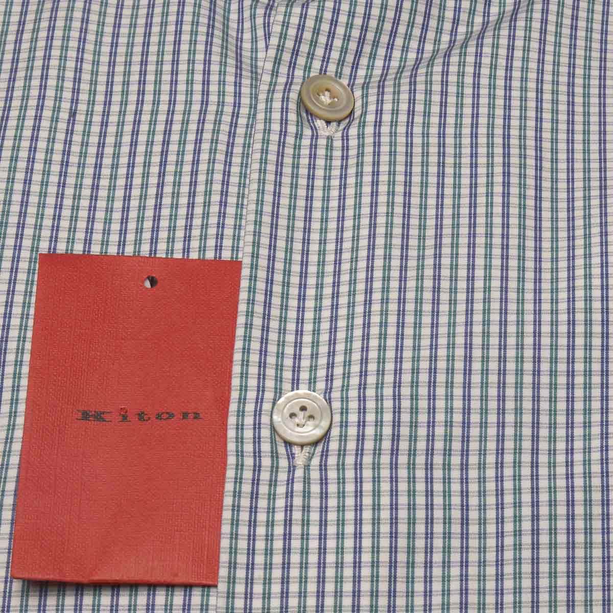 Kiton Multicolor Cotton Shirt