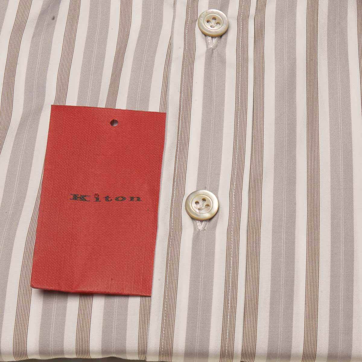 KITON Multicolor Cotton Shirt