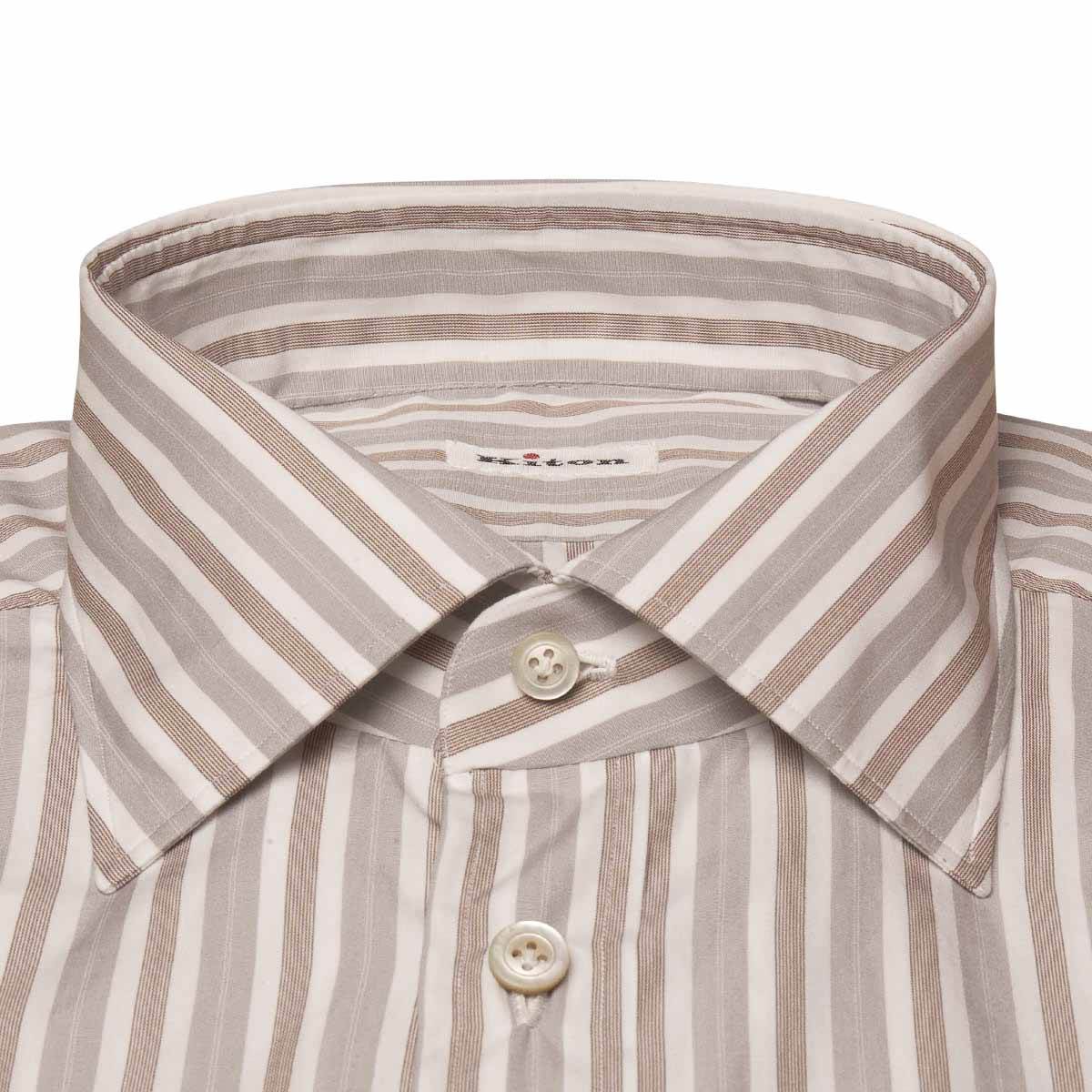 KITON Multicolor Cotton Shirt