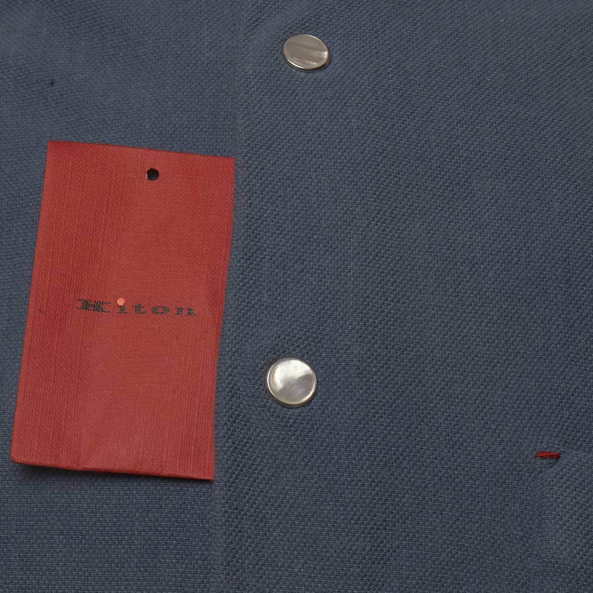 KITON Blue Cotton Shirt