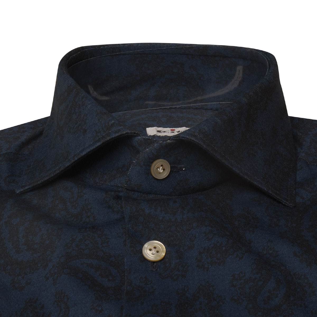 Kiton KITON Blue Cotton Shirt Blue 001