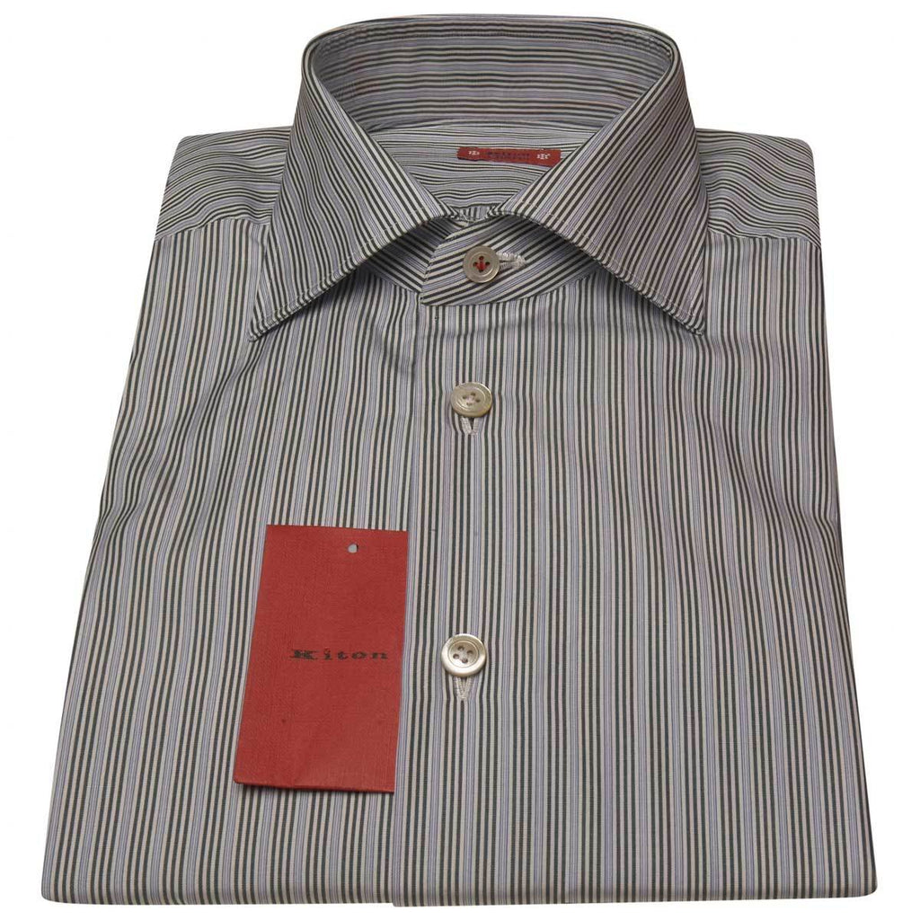 KITON Multicolor Cotton Shirt
