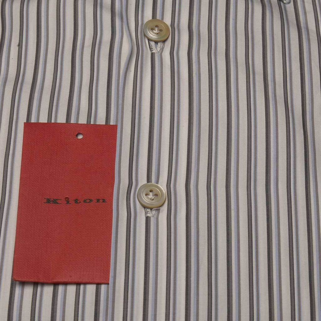 KITON Multicolor Cotton Shirt