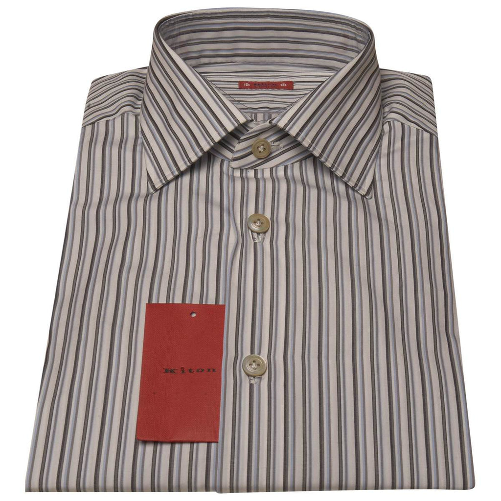 KITON Multicolor Cotton Shirt