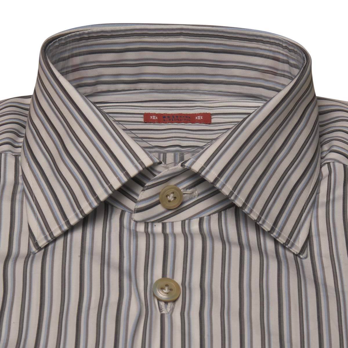 KITON Multicolor Cotton Shirt