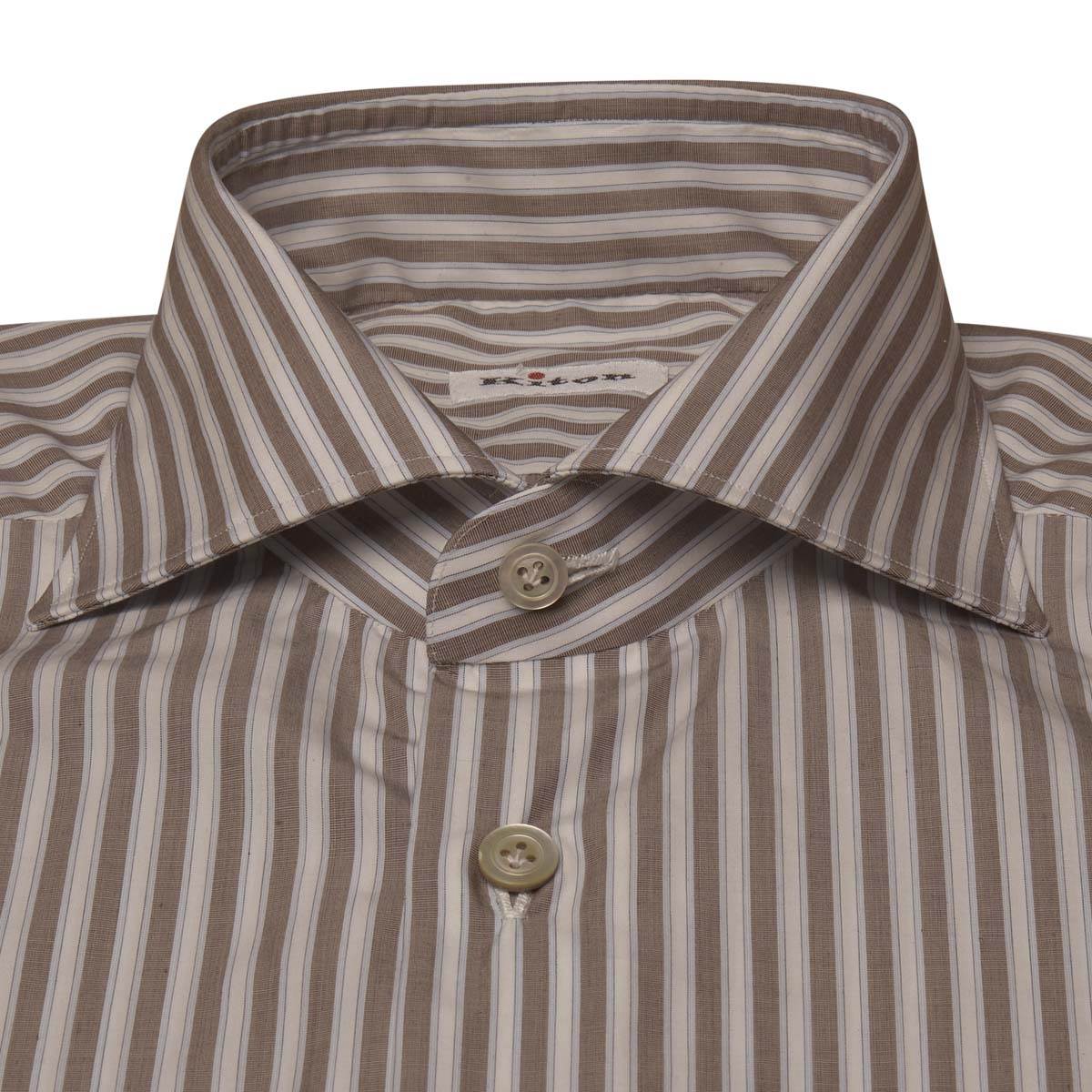KITON Multicolor Cotton Shirt