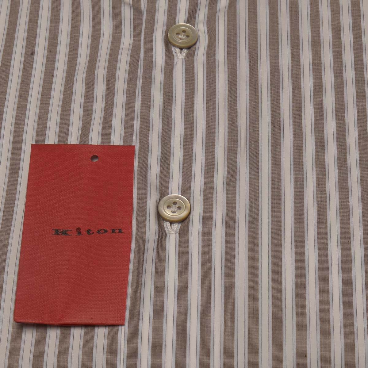 KITON Multicolor Cotton Shirt
